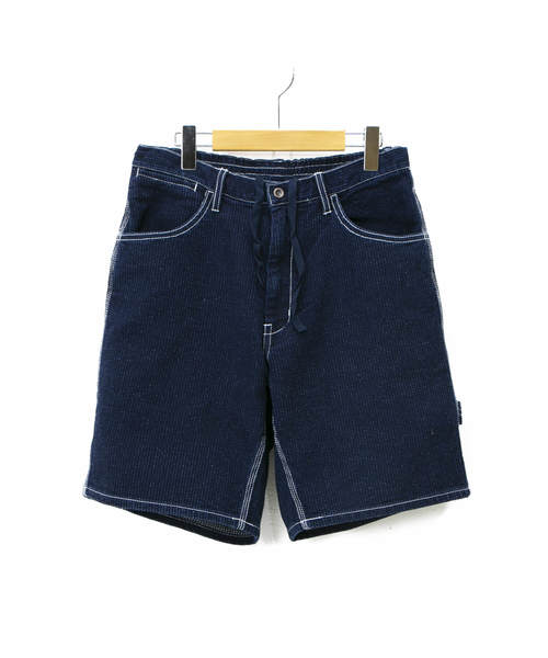 AOZORA(アオゾラ)の「AOZORA/アオゾラ ペインターショーツ(その他パンツ・メンズ・ダークインディゴブルー/ストライプ・SMALL/MEDIUM/LARGE)」の1枚目の写真
