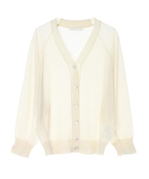 AMERICAN HOLIC（アメリカンホリック）の「抜け衿ドルマンVネックカーディガン（カーディガン/ボレロ・レディース・ブラック/ベージュ/グリーン/アイボリー/グレー系その他・M/L）」の15枚目の写真