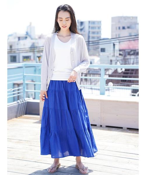 AMERICAN HOLIC（アメリカンホリック）の「抜け衿ドルマンVネックカーディガン（カーディガン/ボレロ・レディース・ブラック/ベージュ/グリーン/アイボリー/グレー系その他・M/L）」の9枚目の写真