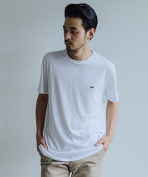 LACOSTE（ラコステ）の「【Holiday】LACOSTE コットンロゴTシャツ（Tシャツ/カットソー・メンズ）」
