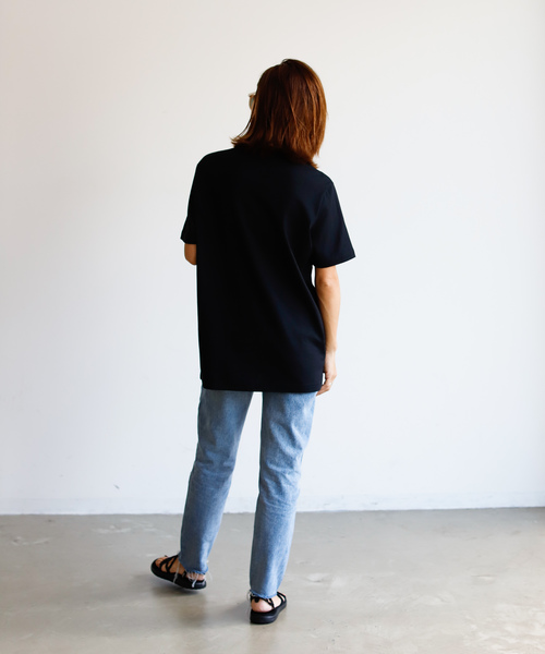 LACOSTE(ラコステ)の「【Holiday】LACOSTE コットンロゴTシャツ(Tシャツ/カットソー・レディース・ホワイト/ブラック・MEDIUM/LARGE/SMALL)」の16枚目の写真