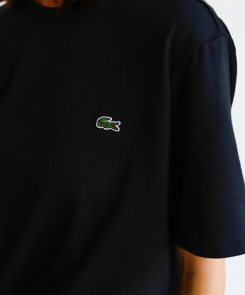LACOSTE(ラコステ)の「【Holiday】LACOSTE コットンロゴTシャツ(Tシャツ/カットソー・レディース・ホワイト/ブラック・MEDIUM/LARGE/SMALL)」の17枚目の写真