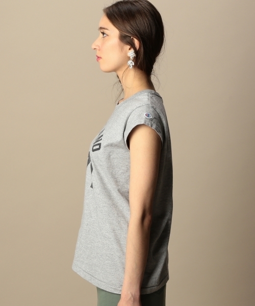 BEAUTY&YOUTH UNITED ARROWS（ビューティーアンドユースユナイテッドアローズ）の「BYBC Champion プリントTシャツ（Tシャツ/カットソー・レディース・ホワイト/ブラック/グレー・MEDIUM）」の13枚目の写真