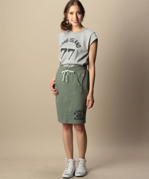 BEAUTY&YOUTH UNITED ARROWS（ビューティーアンドユースユナイテッドアローズ）の「BYBC Champion プリントTシャツ（Tシャツ/カットソー・レディース・ホワイト/ブラック/グレー・MEDIUM）」の4枚目の写真