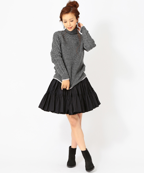 Ray BEAMS（レイビームス）の「Mollini / バイカラー ショート ブーツ（ブーツ・レディース・ブラック/ベージュ・39/37/36/38）」の9枚目の写真