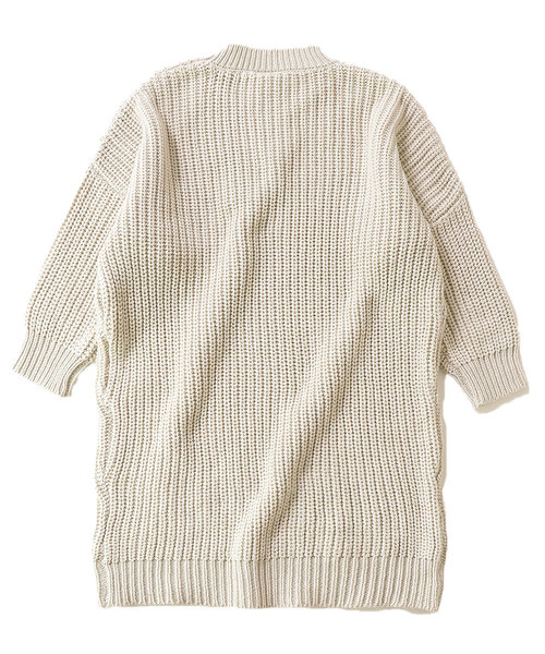 devirock(デビロック)の「畦編みニット長袖ワンピース(ワンピース・キッズ・アイボリー/スミクロ/ラベンダー/パープル系その他/ワイン/モカ/ベージュ/イエロー系その他・100cm/110cm/120cm/130cm/140cm/150cm/160cm)」の11枚目の写真