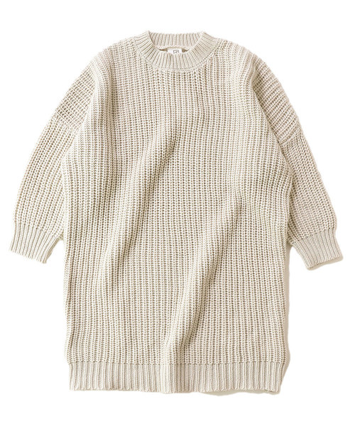 devirock(デビロック)の「畦編みニット長袖ワンピース(ワンピース・キッズ・アイボリー/スミクロ/ラベンダー/パープル系その他/ワイン/モカ/ベージュ/イエロー系その他・100cm/110cm/120cm/130cm/140cm/150cm/160cm)」の13枚目の写真