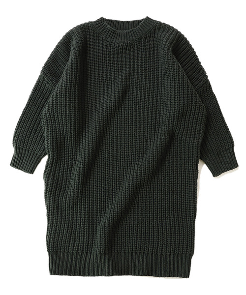 devirock(デビロック)の「畦編みニット長袖ワンピース(ワンピース・キッズ・アイボリー/スミクロ/ラベンダー/パープル系その他/ワイン/モカ/ベージュ/イエロー系その他・100cm/110cm/120cm/130cm/140cm/150cm/160cm)」の12枚目の写真