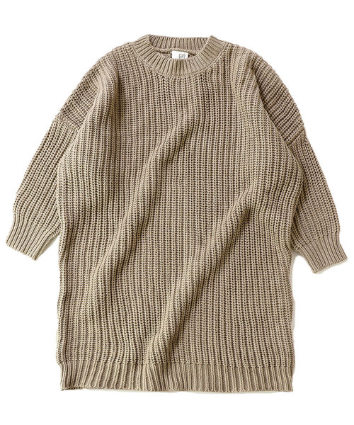 devirock(デビロック)の「畦編みニット長袖ワンピース(ワンピース・キッズ・アイボリー/スミクロ/ラベンダー/パープル系その他/ワイン/モカ/ベージュ/イエロー系その他・100cm/110cm/120cm/130cm/140cm/150cm/160cm)」の18枚目の写真