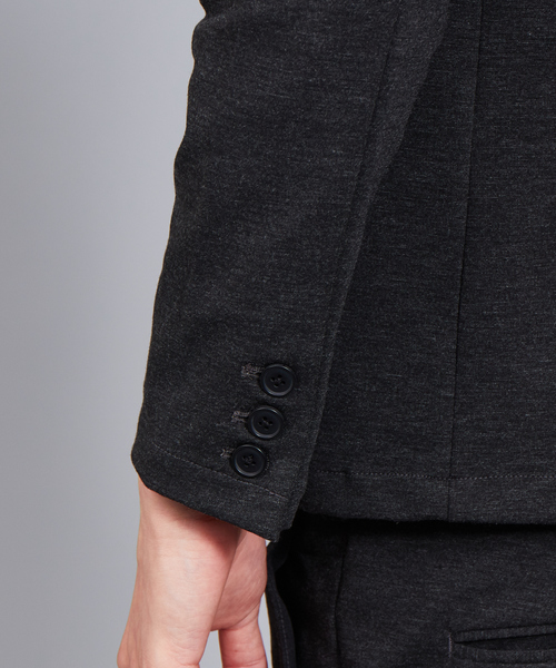 ABAHOUSE GRAY(アバハウスグレイ)の「【展開店舗限定/セットアップ対応】ポンチジャケット(テーラードジャケット・メンズ・グレー/ネイビー・46/48/50)」の6枚目の写真
