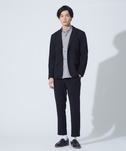 ABAHOUSE GRAY(アバハウスグレイ)の「【展開店舗限定/セットアップ対応】ポンチジャケット(テーラードジャケット・メンズ・グレー/ネイビー・46/48/50)」の17枚目の写真