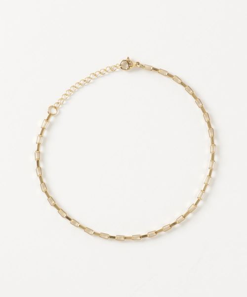 rufsh（ルフシュ）の「【rufsh/ルフシュ】stainless chain anklet/ステンレスチェーンアンクレットRF1908CHJA08（アンクレット・メンズ・シルバー/ゴールド・FREE）」の2枚目の写真