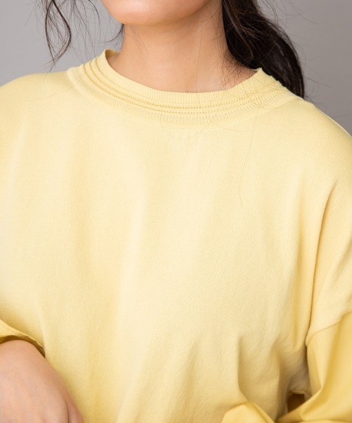 Munich（ミューニック）の「ストレッチニットシャーリングスリーブプルオーバー（ニット/セーター・レディース・ブラック/グレイッシュベージュ/ホワイト/ペールイエロー・FREE）」の10枚目の写真