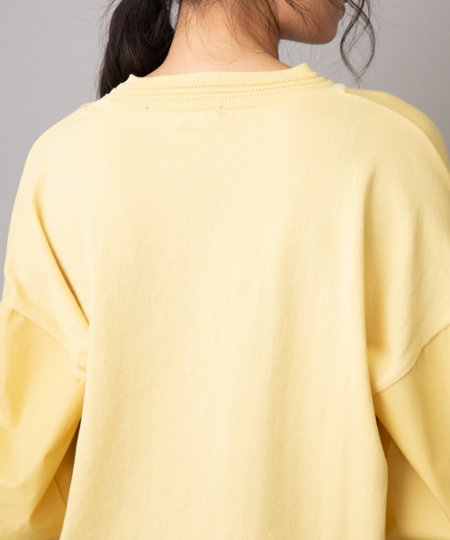 Munich（ミューニック）の「ストレッチニットシャーリングスリーブプルオーバー（ニット/セーター・レディース・ブラック/グレイッシュベージュ/ホワイト/ペールイエロー・FREE）」の13枚目の写真