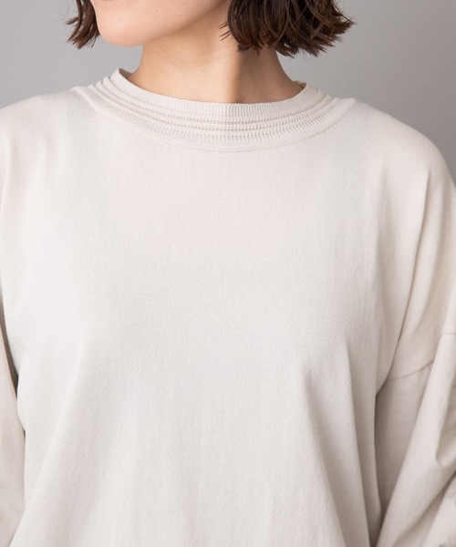 Munich（ミューニック）の「ストレッチニットシャーリングスリーブプルオーバー（ニット/セーター・レディース・ブラック/グレイッシュベージュ/ホワイト/ペールイエロー・FREE）」の20枚目の写真