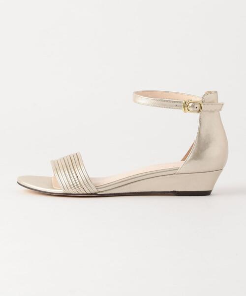 green label relaxing（グリーンレーベルリラクシング）の「◆FFC ストリング ウェッジサンダル (3cmヒール)（サンダル・レディース・グレー/ゴールド/オレンジ/その他1/ブラック・24cm/24.5cm/25cm/23cm/25.5cm/22cm/22.5cm/23.5cm）」の9枚目の写真