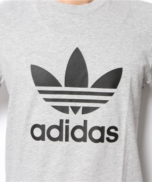 adidas Originals（アディダスオリジナルス）の「アディダス オリジナルス トレフォイル Tシャツ ADI TREFOIL TEE（Tシャツ/カットソー・メンズ・グレー・SMALL/MEDIUM/X-LARGE/LARGE）」の7枚目の写真