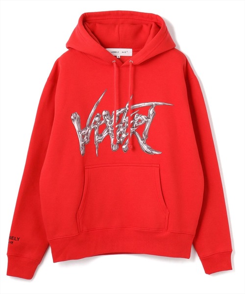 VAZVERT×LONELY論理 オンライン別注 HOODIE REDver トップス 