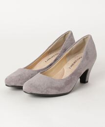Liberty Doll /ストレスフリー ストレッチパンプス 5.5cmチャンキーヒール マシュマロクッション 美脚ポインテッドトゥ(1111)