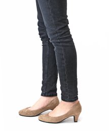 LibertyDoll（リバティードール）の「Liberty Doll /ストレスフリーパンプス　極上マシュマロクッションふわふわインソール　チャンキーヒールストレッチパンプス(1111)　かえり抜群ボロネーゼ製法風（パンプス）」