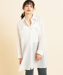 BEAUTY&YOUTH UNITED ARROWS | BY∴ シアーポケットワイドシャツ -ウォッシャブル- ◆(シャツ/ブラウス)
