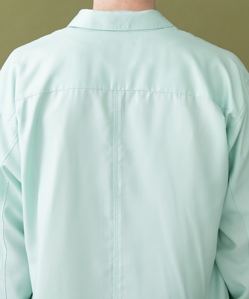 UNITED TOKYO（ユナイテッドトウキョウ）の「スキッパーシャツ/ビックシルエット（シャツ/ブラウス・メンズ・ミント/オフホワイト/ブラック/ライトグレー・1/2/3）」の6枚目の写真