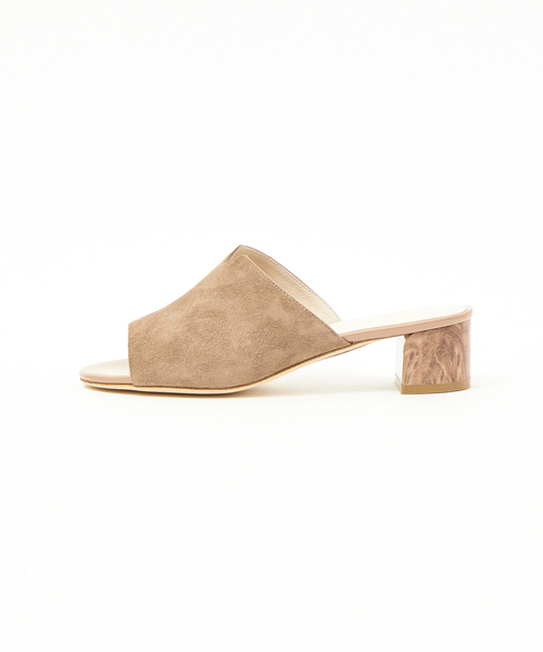 Au BANNISTER（オゥバニスター）の「マーブルヒール ミュール（サンダル・レディース・ブラック/ベージュ/グリーン/グレイッシュベージュ・38/39/35/36/37）」の22枚目の写真