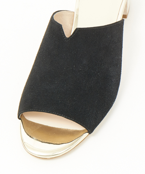 Au BANNISTER（オゥバニスター）の「マーブルヒール ミュール（サンダル・レディース・ブラック/ベージュ/グリーン/グレイッシュベージュ・38/39/35/36/37）」の20枚目の写真