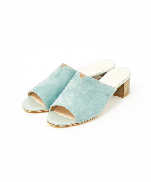 Au BANNISTER（オゥバニスター）の「マーブルヒール ミュール（サンダル・レディース・ブラック/ベージュ/グリーン/グレイッシュベージュ・38/39/35/36/37）」の12枚目の写真