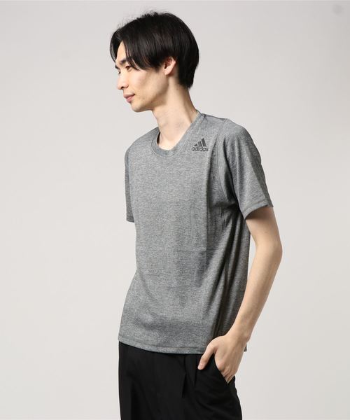 adidas（アディダス）の「アディダス adidas M FL TRG TEE（Tシャツ/カットソー・メンズ・グレー/ブラック/オレンジ/ネイビー・M/XL/S/L/XXL）」の2枚目の写真