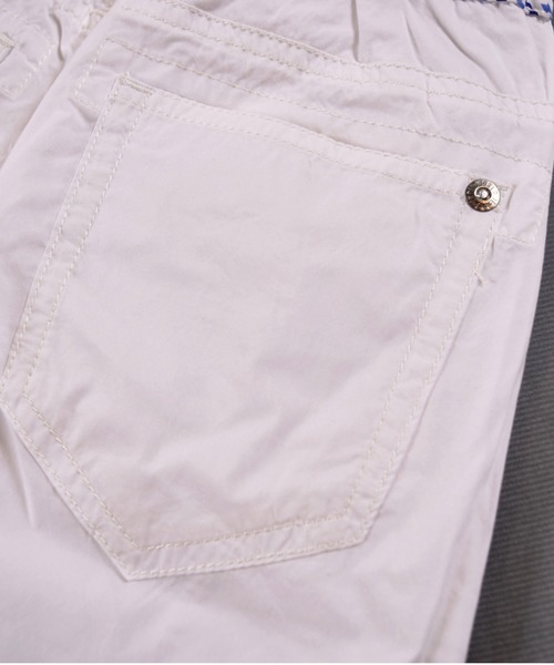 BeBe(ベベ)の「BeBe/ダンプ ウエスト ゴム 膝上 パンツ 男の子 BEBE bebe キッズ ジュニア 子供 こども 子ども 通園 通学 コットン ホワイト ブラック 90㎝ 100㎝ 110㎝ 120㎝ 130㎝ 140㎝ 150㎝(その他パンツ・キッズ・ホワイト/ブラック・100/90/110/120/150/130/140)」の13枚目の写真