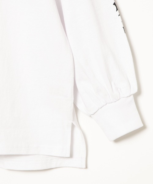 WEGO（ウィゴー）の「WEGO/エンジェルモチーフロンT（Tシャツ/カットソー・レディース・ホワイト/ブラック・FREE）」の13枚目の写真