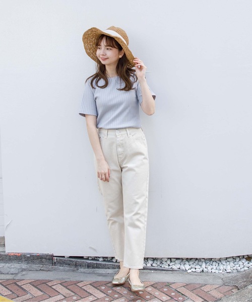 flower(フラワー)の「フューリーリボントップ(Tシャツ/カットソー・レディース・ホワイト/ベージュ/ラベンダー・FREE)」の10枚目の写真