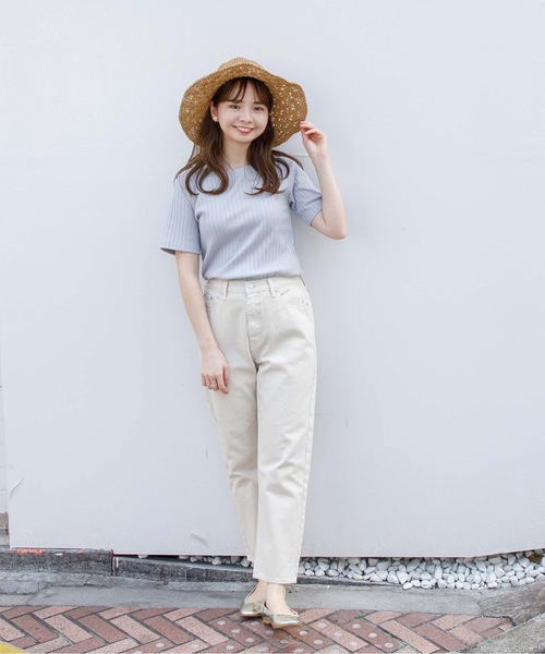 flower(フラワー)の「フューリーリボントップ(Tシャツ/カットソー・レディース・ホワイト/ベージュ/ラベンダー・FREE)」の11枚目の写真