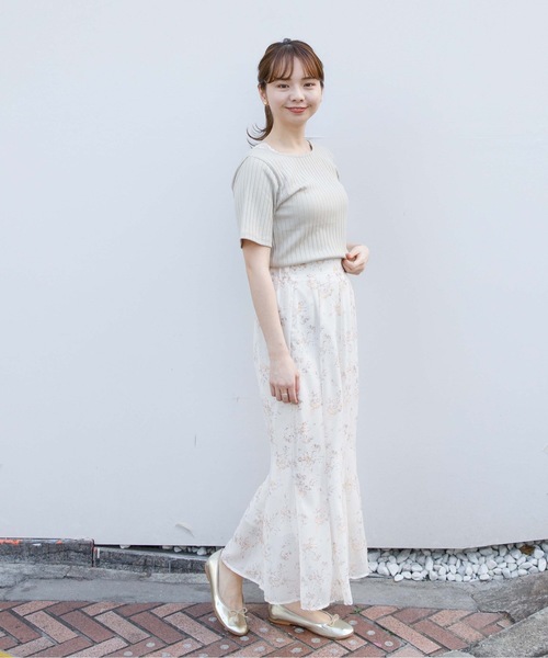 flower(フラワー)の「フューリーリボントップ(Tシャツ/カットソー・レディース・ホワイト/ベージュ/ラベンダー・FREE)」の19枚目の写真