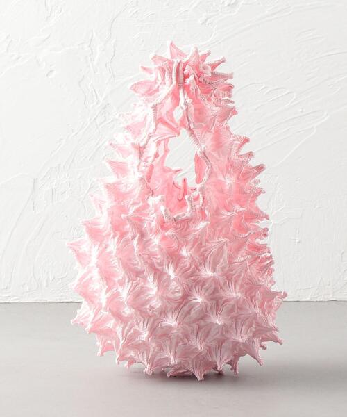 BUNZABURO（ブンザブロウ）の「BUNZABURObaiShibori BAG（エコバッグ/サブバッグ・レディース・ライトピンク/オフホワイト/ゴールド/ケリー/コバルトブルー/ライラック/ピンク/ワインレッド/グレー/ブラック/ダークブラウン・FREE）」の9枚目の写真