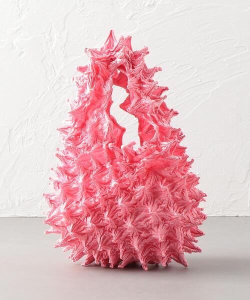 BUNZABURO（ブンザブロウ）の「BUNZABURObaiShibori BAG（エコバッグ/サブバッグ・レディース・ライトピンク/オフホワイト/ゴールド/ケリー/コバルトブルー/ライラック/ピンク/ワインレッド/グレー/ブラック/ダークブラウン・FREE）」の8枚目の写真