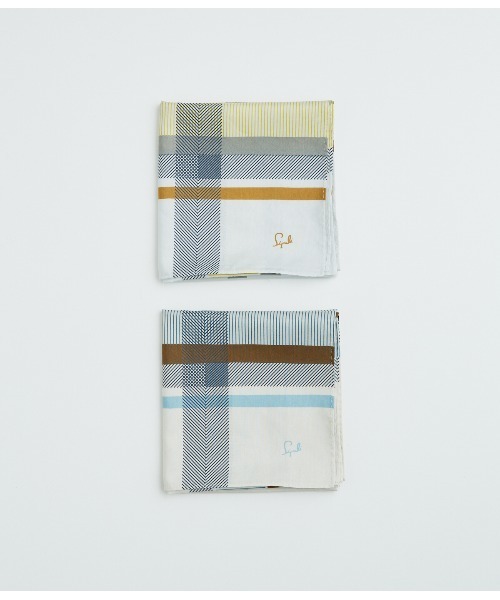 SIPULI（シプリ）の「Mantero / コットンシルク ビックチェックプリントスカーフ（ストール/ショール・レディース・ホワイト/アイボリー・フリー）」の4枚目の写真