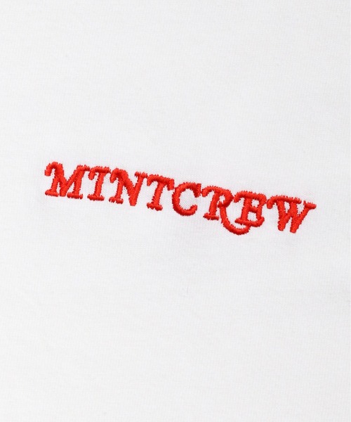 MINTCREW(ミントクルー)の「【MINTCREW】ONE POINT LOGO TEE / ミントクルー ワンポイント ロゴ Tシャツ(Tシャツ/カットソー・メンズ・ブラック/ホワイト・SMALL/MEDIUM/LARGE/X-LARGE)」の4枚目の写真