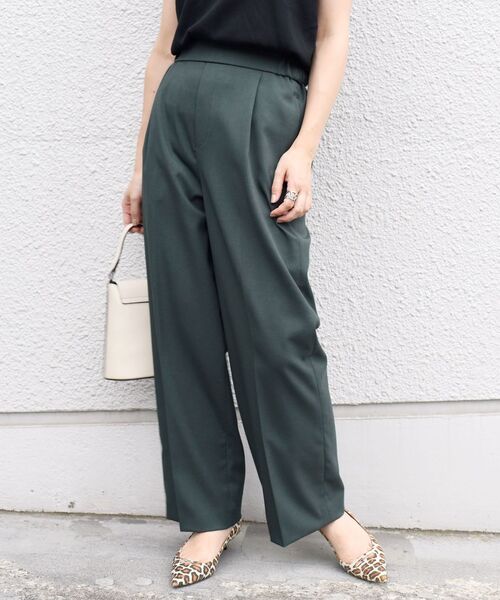 SHIPS（シップス）の「セミワイドパンツ（その他パンツ・レディース・ピンク系その他/グリーン/ブラック/ベージュ系その他・38/36/34/40）」の4枚目の写真