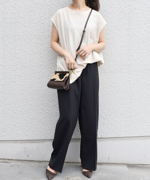 SHIPS（シップス）の「セミワイドパンツ（その他パンツ・レディース・ピンク系その他/グリーン/ブラック/ベージュ系その他・38/36/34/40）」の12枚目の写真