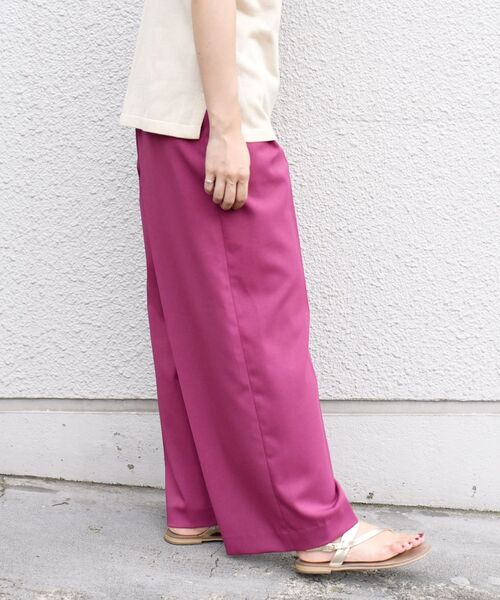 SHIPS（シップス）の「セミワイドパンツ（その他パンツ・レディース・ピンク系その他/グリーン/ブラック/ベージュ系その他・38/36/34/40）」の11枚目の写真