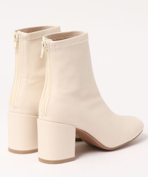 PRIVATE LABEL（プライベートレーベル）の「センターシームストレッチショートブーツ（ブーツ・レディース・ブラウン/ブラック/アイボリー・LL/M/S/L）」の4枚目の写真