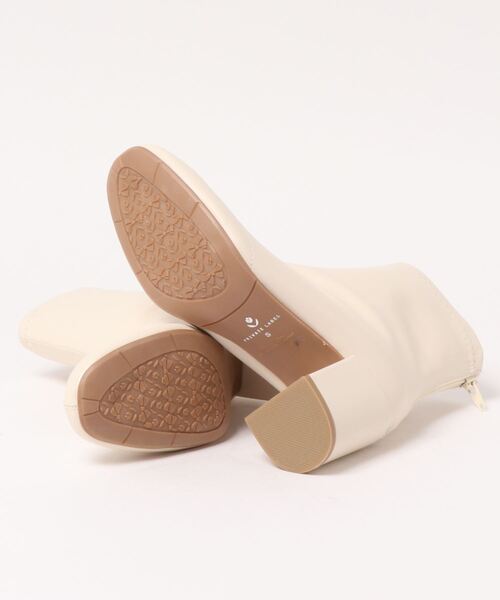 PRIVATE LABEL（プライベートレーベル）の「センターシームストレッチショートブーツ（ブーツ・レディース・ブラウン/ブラック/アイボリー・LL/M/S/L）」の5枚目の写真