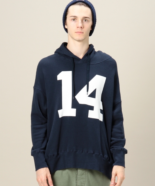 BEAUTY&YOUTH UNITED ARROWS(ビューティーアンドユースユナイテッドアローズ)の「<VOTE MAKE NEW CLOTHES> 12 BIG PK 14/パーカー(パーカー・メンズ・ホワイト/ネイビー・MEDIUM/SMALL)」の3枚目の写真