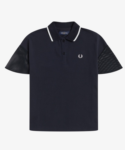 FRED PERRY（フレッドペリー）の「Mesh Sleeve Polo Shirt