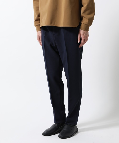 ADAM ET ROPE'（アダムエロペ）の「ライトダブルクロス スリムイージースラックス（スラックス・メンズ・ダークグリーン/ネイビー/グレー・M/L）」の3枚目の写真