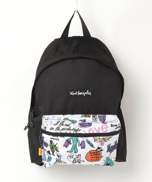 Mark Gonzales マーク ゴンザレス の Mark Gonzales マークゴンザレス イラストアートワーク切替リュック バックパック リュック Wear