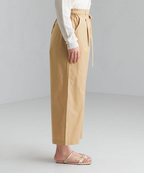 green label relaxing（グリーンレーベルリラクシング）の「CFC タイプライター イージー ワイド パンツ（その他パンツ・レディース・ベージュ/ネイビー/ロイヤルブルー・38/36）」の10枚目の写真