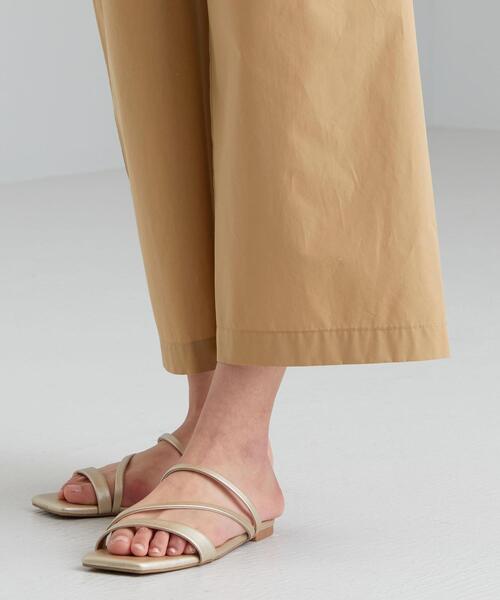 green label relaxing（グリーンレーベルリラクシング）の「CFC タイプライター イージー ワイド パンツ（その他パンツ・レディース・ベージュ/ネイビー/ロイヤルブルー・38/36）」の12枚目の写真